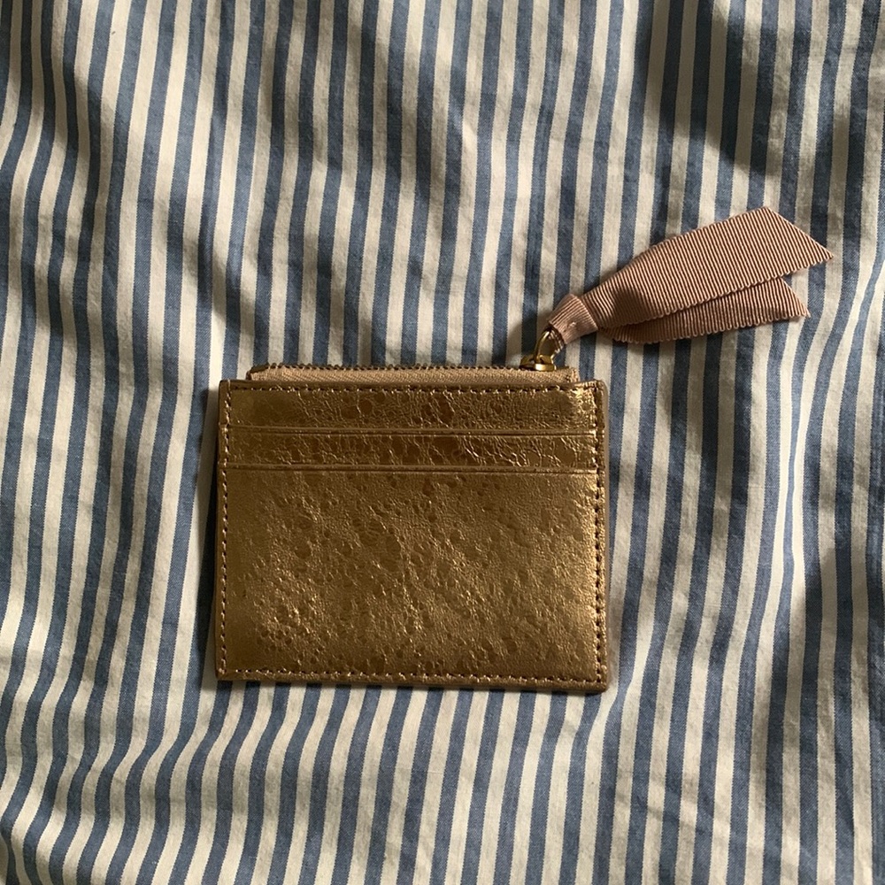 J.Crew Gold Card Case!